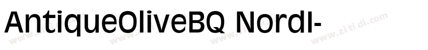 AntiqueOliveBQ NordI字体转换